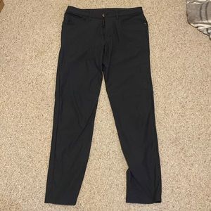 Lululemon ABC pants, waist 33. Color: Obsidian